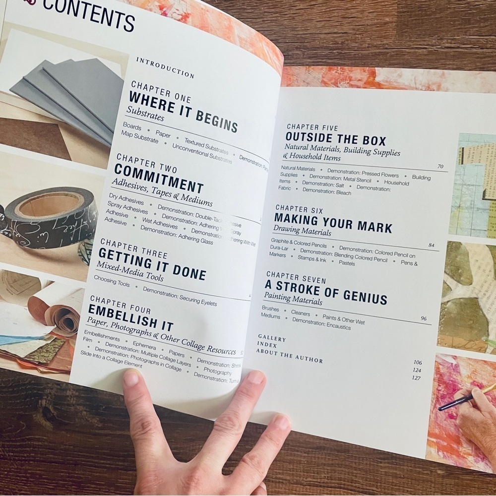 Mixed Media Handbook Softcover Craft Book Paperback - Picture 7 of 7